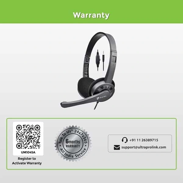 UltraProlink UM1045 iChat Wired Headphones