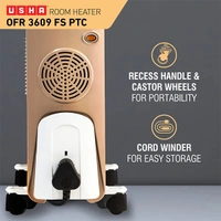 Usha USHA 3609FS PTC 2000-Watt Oil Filled Radiator