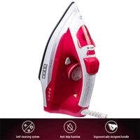 Usha Grand Jet Smart Steam Iron 2200W With Durable Ceramic Soleplate - Black Orange, Light Grey Blue