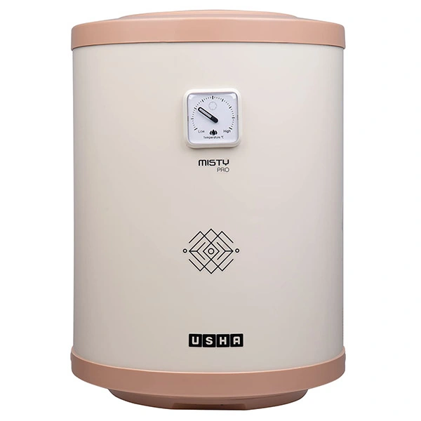 Usha Misty Pro 25 Litre 5 Star Storage Water Heater - Ivory Gold - Ivory Gold