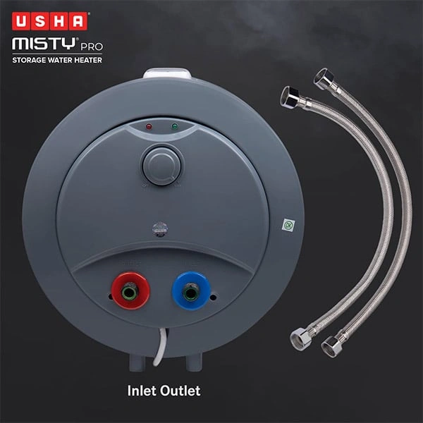 Usha Misty Pro 25 Litre 5 Star Storage Water Heater - Ivory Gold - Ivory Gold
