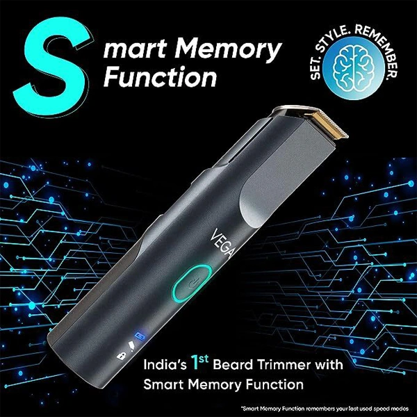 Vega Battery Powered SmartOne Series S2 Beard Trimmer for Men