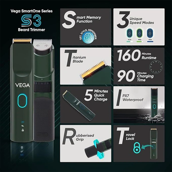 Vega Smartone S3 Beard Trimmer Men