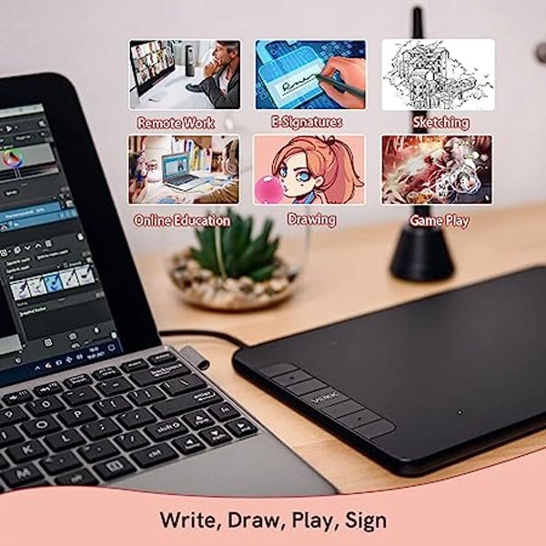 Veikk VEIKK VK640 Drawing Tablet 6x4 inch Portable Pen Tablet