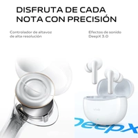 Vivo TWS 3e Wireless Bluetooth Earbuds - White - White