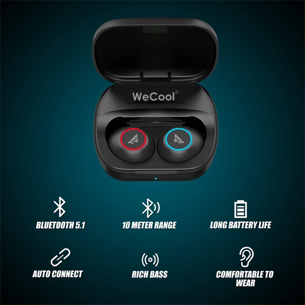 Wecool WeCool Freesolo X2 True Wireless Earbuds - Black