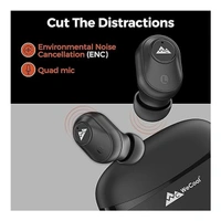 Wecool Moonwalk M1 Bluetooth Truly Wireless in Ear Earbuds - Black
