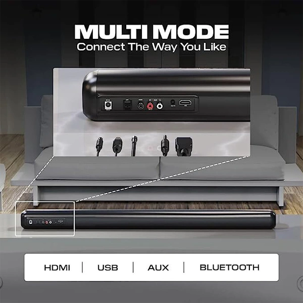 WINGS Wings Centerstage 3000 2.1 Channel Soundbar with 160W RMS - Black