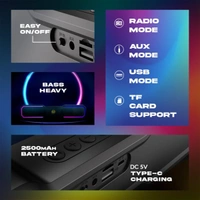 WINGS Wings Centerstage 400 Gaming Soundbar With RGB Light - Black