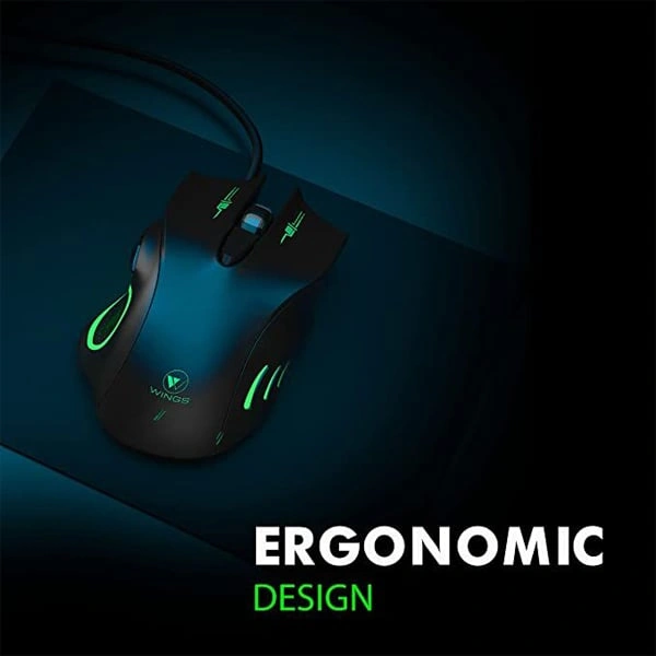 WINGS Wings Crosshair 100 Wired Optical Gaming Mouse
