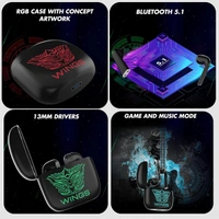 WINGS Wings Phantom 100 Gaming TWS Earbuds