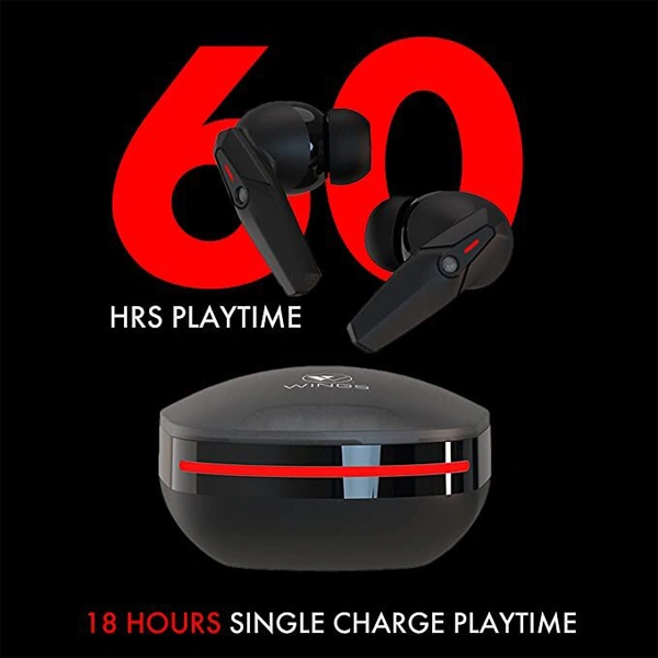 WINGS Wings Phantom 105 Earbuds With Game Mode