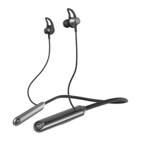 WINGS Wings Phantom 205 Neckband With Touch Controls - Grey - Grey
