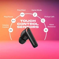 WINGS Wings Phantom 250 Earbuds With Game Mode - Black - Black