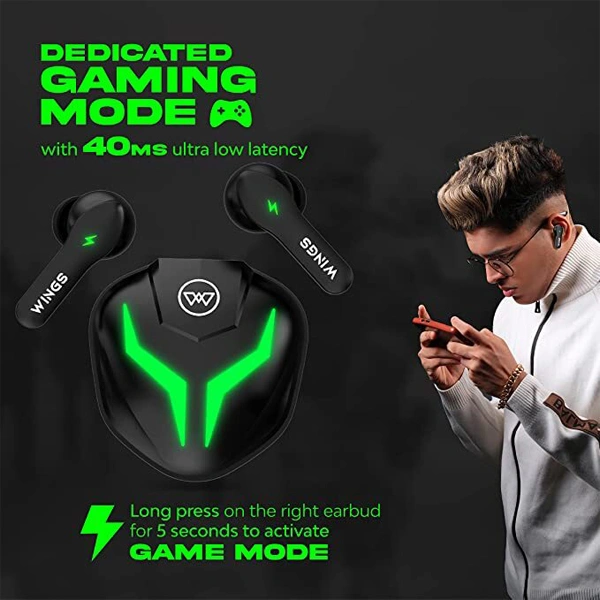 WINGS Wings Phantom 260 Truly Wireless In Ear Earbuds