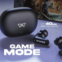 WINGS Wings Phantom 315 Wireless Earbuds - Black - Black