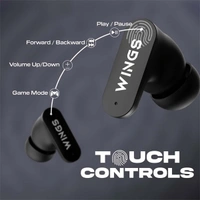 WINGS Wings Phantom 315 Wireless Earbuds - Pink - Pink
