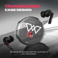 WINGS Wings Phantom 340 ANC Earbuds with Quad ENC Mic - White - White