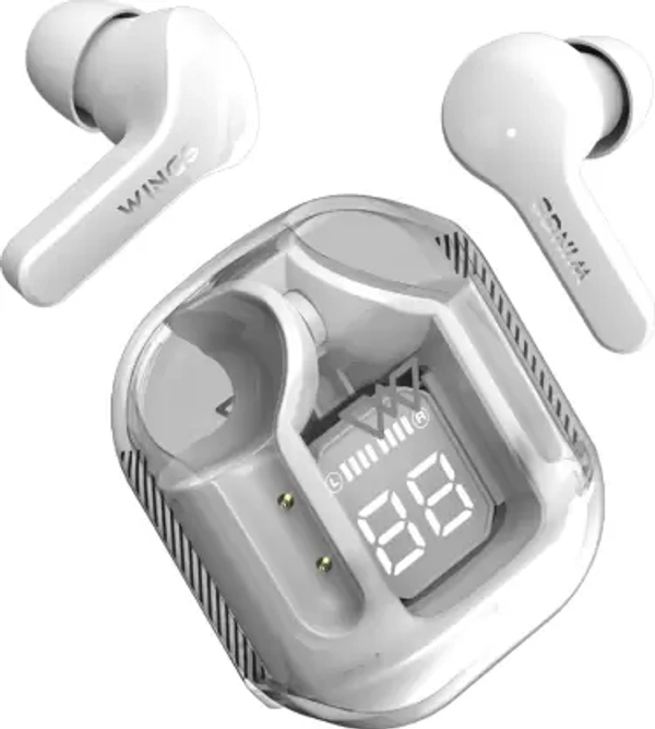 WINGS Wings Phantom 345 with Low Latency 40ms Earbuds - White - White