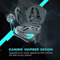 WINGS Wings Phantom 500 With ENC & Game Mode Wireless In Ear Earbuds - Black - Black