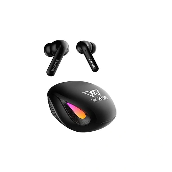 WINGS Wings Phantom 700 Truly Wireless In Ear Earbuds - Black, Grey, Orange, White