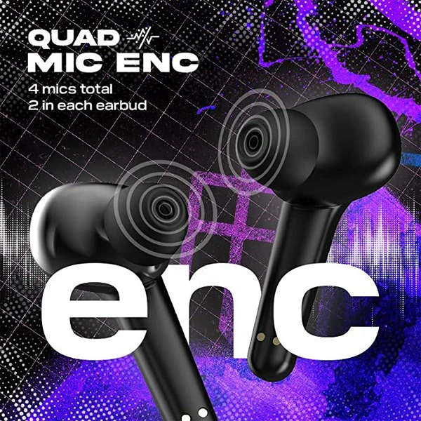 WINGS Wings Phantom 760 Earbuds With Low Latency Game mode