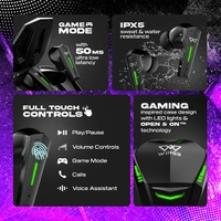 WINGS Wings Phantom 800 Low Latency Earbuds With Game mode - White - White