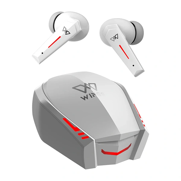 WINGS Wings Phantom 800 Low Latency Earbuds With Game mode - White - White