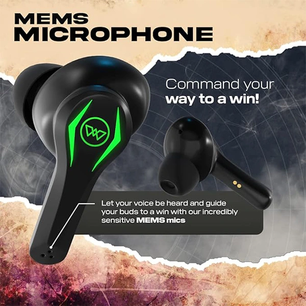WINGS Wings Phantom Pro Gaming Earbuds with LED Battery Indicator - White - White