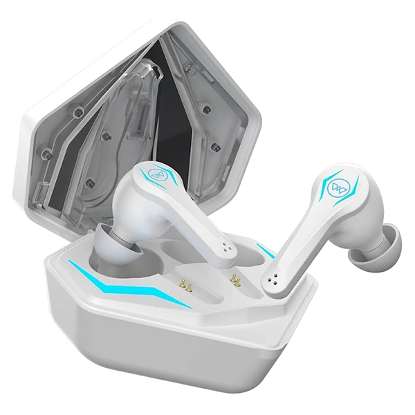 WINGS Wings Phantom Pro Gaming Earbuds with LED Battery Indicator - White - White