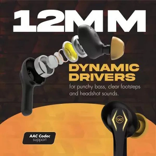 WINGS Wings Phantom Pro Godlike Gaming Earbuds with LED Battery Indicator