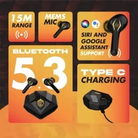 WINGS Wings Phantom Pro Godlike Gaming Earbuds with LED Battery Indicator