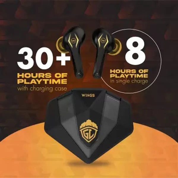 WINGS Wings Phantom Pro Godlike Gaming Earbuds with LED Battery Indicator