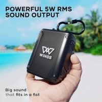 WINGS Wings Rave 100 Bluetooth Speaker with Powerful RMS 5 watt Output