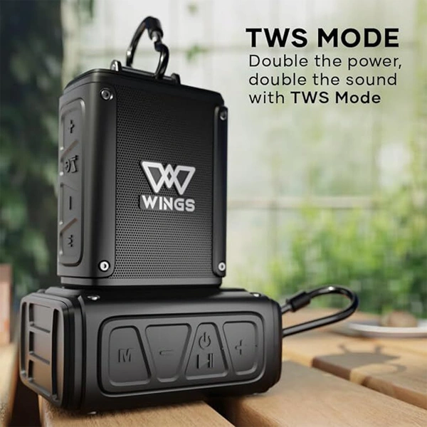 WINGS Wings Rave 100 Bluetooth Speaker with Powerful RMS 5 watt Output