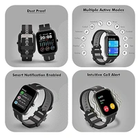 WINGS Wings Strive 200 1.69 Inch SPO2 HD Display Smartwatch