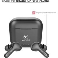 WINGS Wings Vibe True Wireless Earbuds - Black - Black