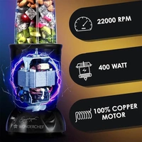 Wonderchef Nutri-blend Juicer, Mixer, Grinder 400W Complete Kitchen Machine