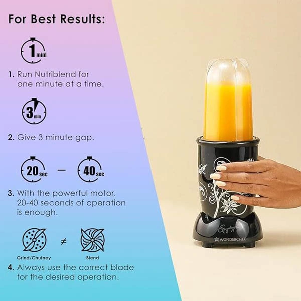 Wonderchef Nutri-blend Juicer, Mixer, Grinder 400W Complete Kitchen Machine