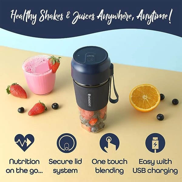 Wonderchef Nutri-Cup Portable Blender with USB Charging