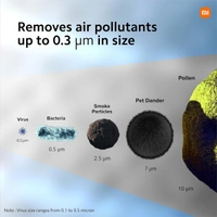 Xiaomi 4 Lite Smart Air Purifier with HEPA & Carbon Filter