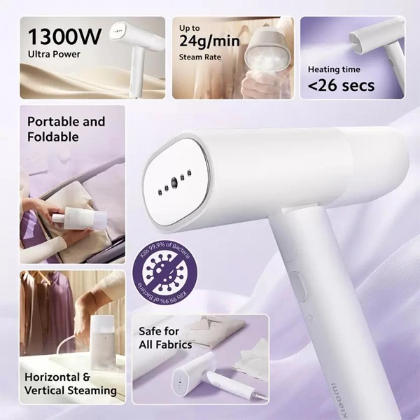 Mi Xiaomi Handheld Garment Steamer 1300 W Garment Steamer