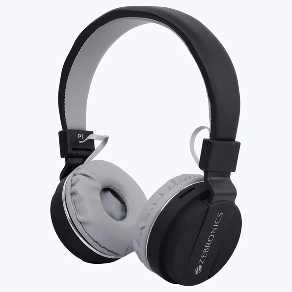 Zebronics Air One Wireless Headphone - Black - Black