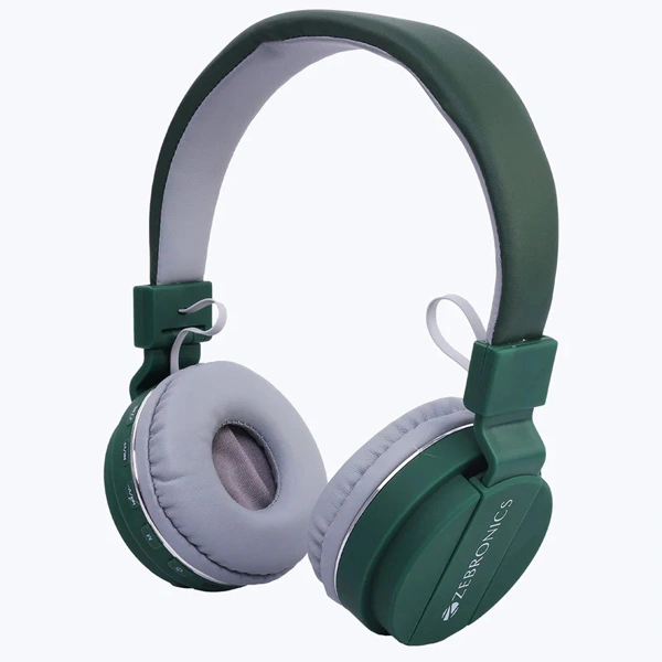 Zebronics Air One Wireless Headphone - Green - Green
