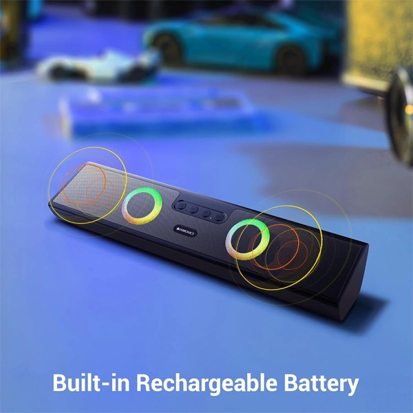 Zebronics Astra 35 Portable Bluetooth Speaker - Black, Blue, Green