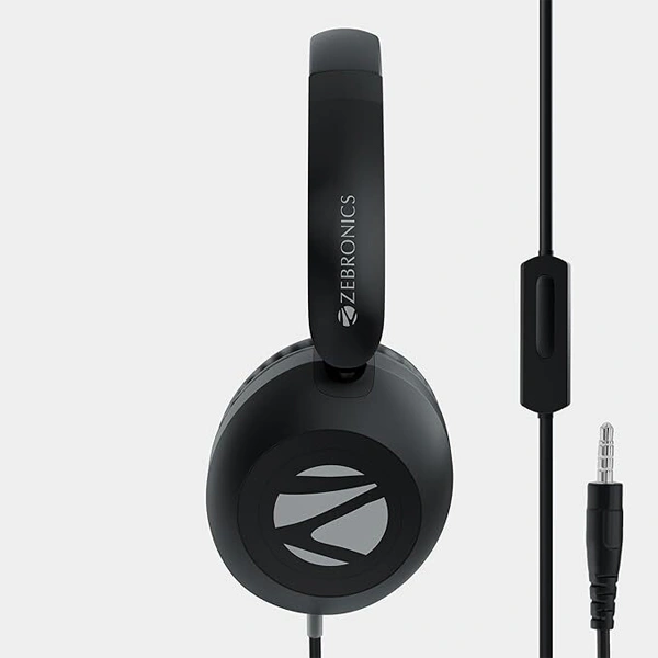 Zebronics Boom Wired Headphone - Blue - Blue