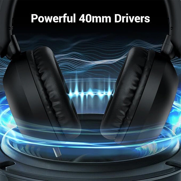 Zebronics Boom Wired Headphone - Blue - Blue