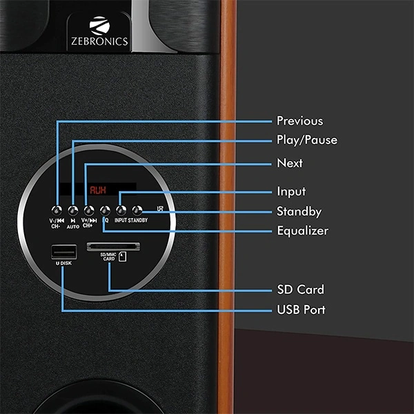 Zebronics ZEBRONICS BTM7450RUCF Tower Speaker
