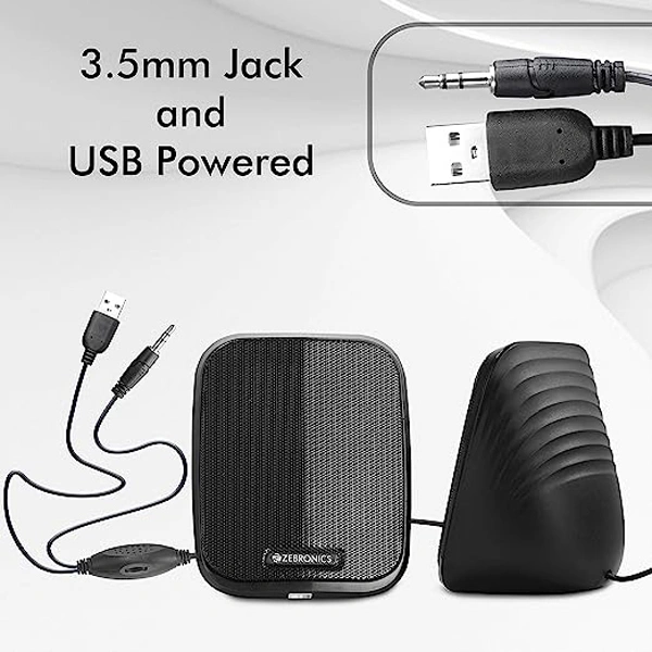 Zebronics Fame 5 Watt Laptop/Desktop Speaker
