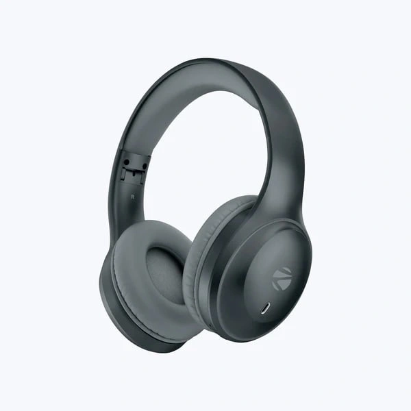 Zebronics Paradise Neo Bluetooth Headphone with Mic - Black - Black, New